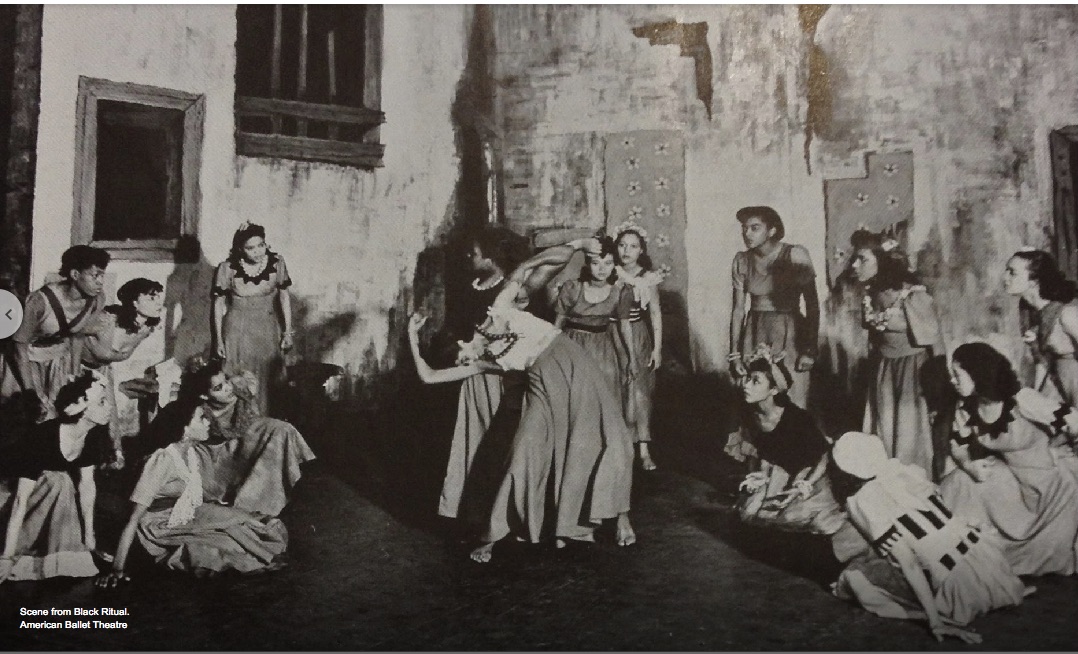 Agnes de Mille’s Black Ritual (Obeah) for Ballet Theatre, 1940. 