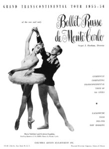 Ballet Russe De Monte Carlo - Grand Transcontinental Tour Ad