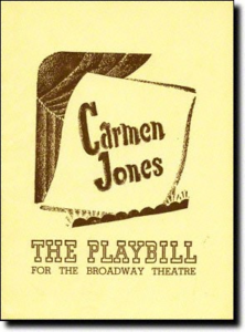 Playbill for Carmen Jones