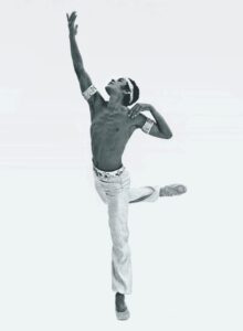 A photo of Sylvester Campbell performing at the Royal Winnipeg Ballet