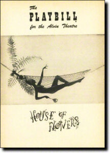 House of Flowers Playbill